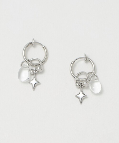 green label relaxing（グリーンレーベルリラクシング）の「4WAY パーツミックス フープ イヤリング（イヤリング・レディース・シルバー/ゴールド・FREE）」の16枚目の写真