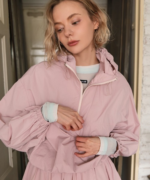 DONOBAN（ドノバン）の「【撥水】UVカットアノラックパーカー（パーカー・レディース・ネイビー・ONE SIZE）」の3枚目の写真