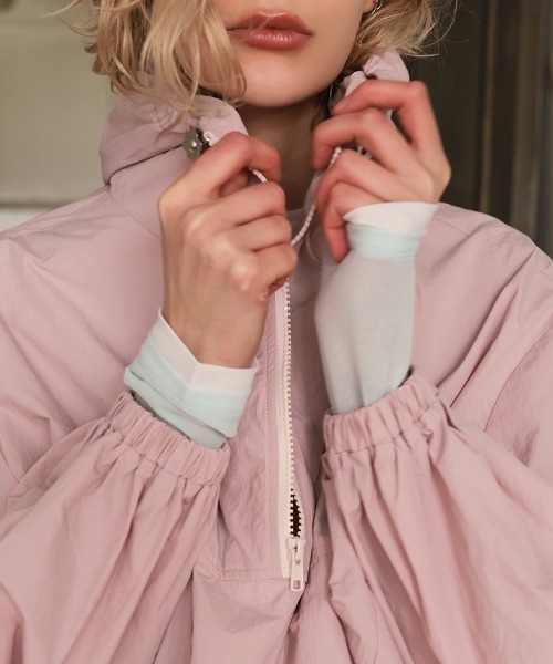 DONOBAN（ドノバン）の「【撥水】UVカットアノラックパーカー（パーカー・レディース・ネイビー・ONE SIZE）」の6枚目の写真