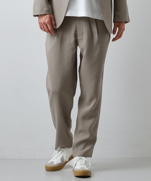 THE SHOP TK （ザ ショップ ティーケー ）の「【LINO FINE】リネンライク イージースラックス UVカット　イージーケア　吸水速乾　洗濯機OK（その他パンツ・メンズ・チャコールグレー/ライトベージュ/ブルー系その他・02/03/04）」の8枚目の写真