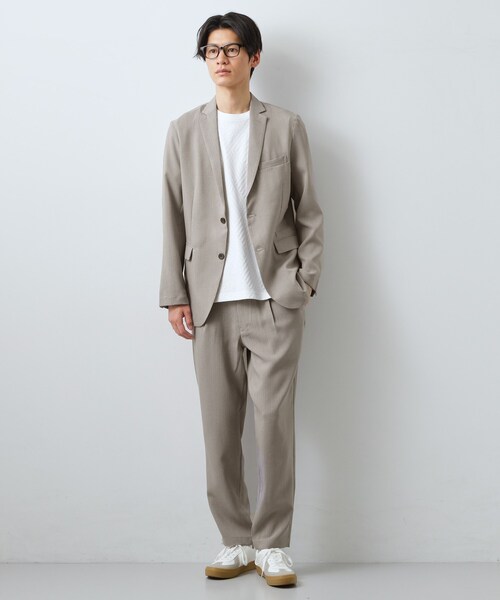 THE SHOP TK （ザ ショップ ティーケー ）の「【LINO FINE】リネンライク イージースラックス UVカット　イージーケア　吸水速乾　洗濯機OK（その他パンツ・メンズ・チャコールグレー/ライトベージュ/ブルー系その他・02/03/04）」の10枚目の写真