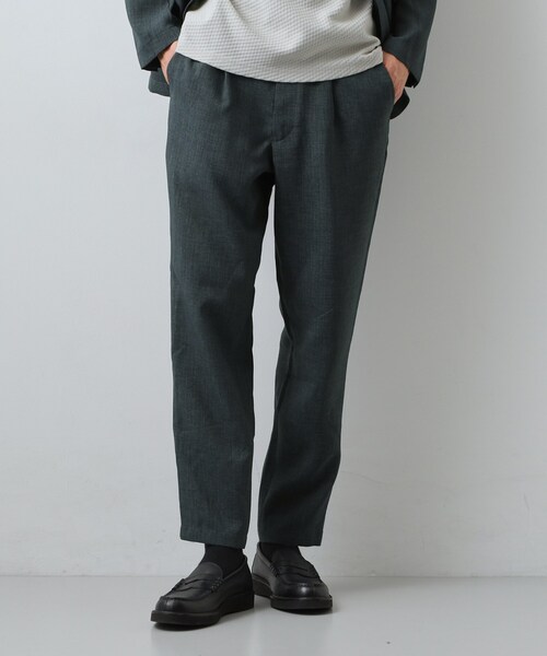 THE SHOP TK （ザ ショップ ティーケー ）の「【LINO FINE】リネンライク イージースラックス UVカット　イージーケア　吸水速乾　洗濯機OK（その他パンツ・メンズ・チャコールグレー/ライトベージュ/ブルー系その他・02/03/04）」の12枚目の写真