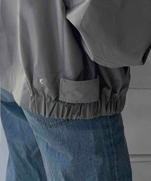 AS KNOW AS plus(アズノゥアズプラス)の「〇【撥水・UVカット】軽量マウンテンパーカー(マウンテンパーカー・レディース・オリーブ/ブラック/ベージュ・FREE)」の8枚目の写真