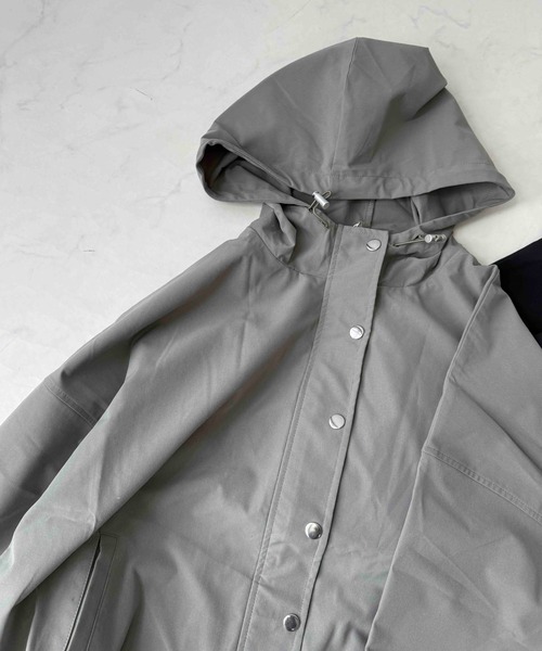 AS KNOW AS plus(アズノゥアズプラス)の「〇【撥水・UVカット】軽量マウンテンパーカー(マウンテンパーカー・レディース・オリーブ/ブラック/ベージュ・FREE)」の14枚目の写真