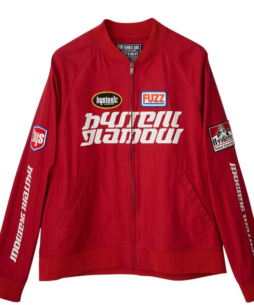 HYSTERIC GLAMOUR(ヒステリックグラマー)の「SOUND EXPERIENCE リブブルゾン(ブルゾン・メンズ・ブラック/グリーン/レッド・X-LARGE/LARGE/MEDIUM/SMALL)」の8枚目の写真