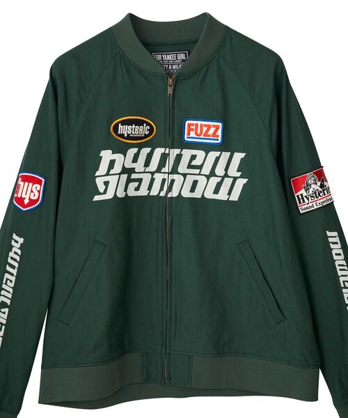 HYSTERIC GLAMOUR(ヒステリックグラマー)の「SOUND EXPERIENCE リブブルゾン(ブルゾン・メンズ・ブラック/グリーン/レッド・X-LARGE/LARGE/MEDIUM/SMALL)」の14枚目の写真