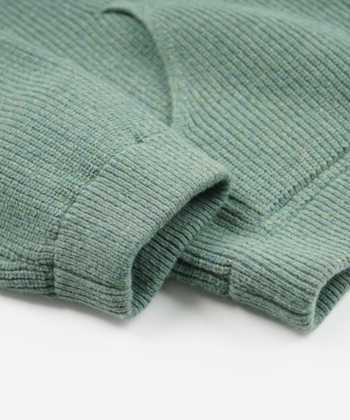 FRIZMWORKS(フリズムワークス)の「ULTRA HEAVYWEIGHT COLLAR CARDIGAN _ JADE GREEN(カーディガン/ボレロ・メンズ・その他・SMALL/MEDIUM/LARGE/X-LARGE)」の6枚目の写真