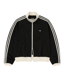NDY（エヌディーワイ）の「ルーズフィットクラシックNYトラックトップブラック（ナイロンジャケット）」