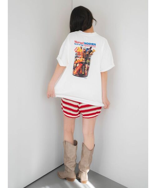 Ungrid（アングリッド）の「ニットハーフパンツ（その他パンツ・レディース・アイボリー/レッド/ブラウン・FREE）」の10枚目の写真