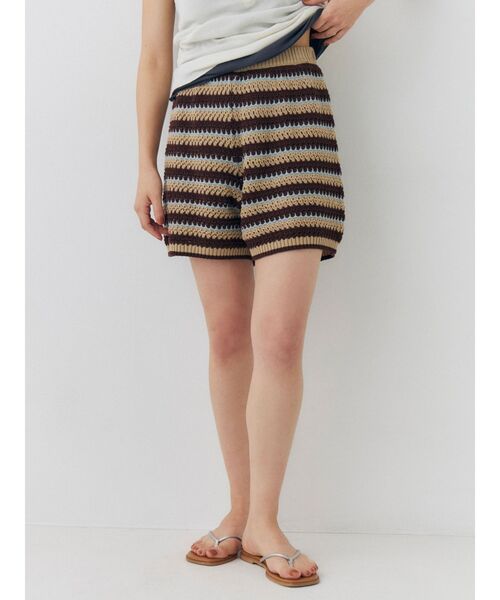 Ungrid（アングリッド）の「ニットハーフパンツ（その他パンツ・レディース・アイボリー/レッド/ブラウン・FREE）」の12枚目の写真