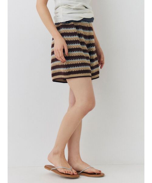 Ungrid（アングリッド）の「ニットハーフパンツ（その他パンツ・レディース・アイボリー/レッド/ブラウン・FREE）」の13枚目の写真