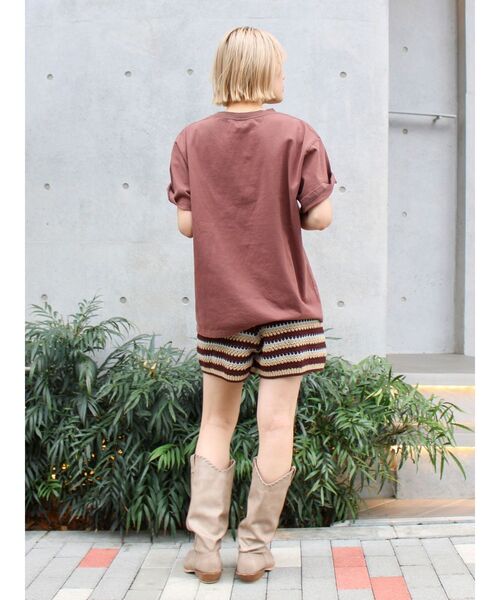 Ungrid（アングリッド）の「ニットハーフパンツ（その他パンツ・レディース・アイボリー/レッド/ブラウン・FREE）」の19枚目の写真