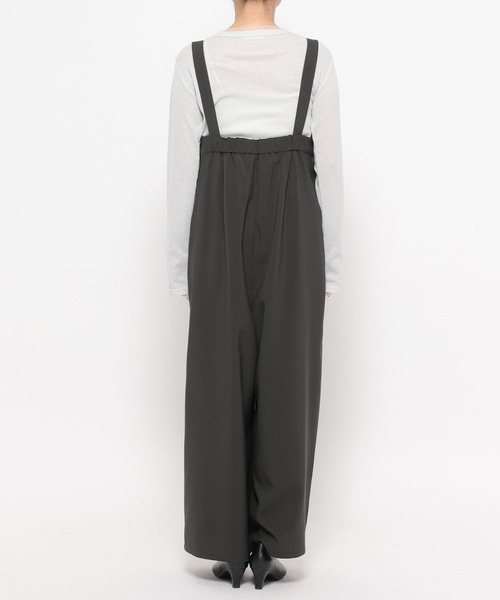 LEPSIM(レプシィム)の「《オフィスライン》オールインワン 637921(サロペット/オーバーオール・レディース・ベージュ/チャコールグレー・FREE)」の11枚目の写真