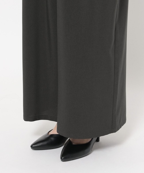 LEPSIM(レプシィム)の「《オフィスライン》オールインワン 637921(サロペット/オーバーオール・レディース・ベージュ/チャコールグレー・FREE)」の14枚目の写真