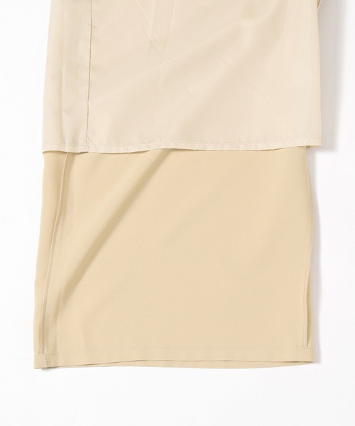 LEPSIM(レプシィム)の「《オフィスライン》オールインワン 637921(サロペット/オーバーオール・レディース・ベージュ/チャコールグレー・FREE)」の18枚目の写真