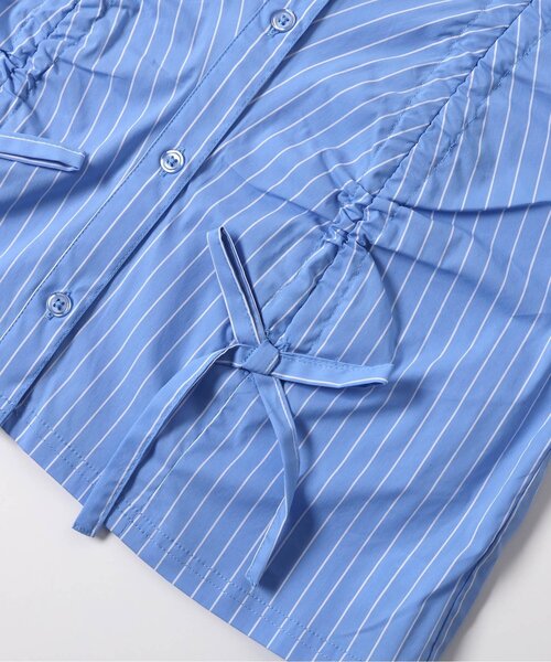 algy（アルジー）の「【セットアップ対応】ギャザーシャツ（シャツ/ブラウス・キッズ・インディゴブルー/ラベンダー/サックスブルー・130/140/150/160）」の16枚目の写真