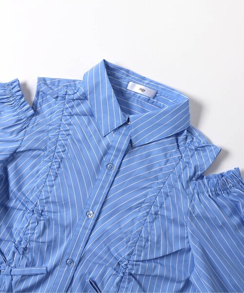 algy（アルジー）の「【セットアップ対応】ギャザーシャツ（シャツ/ブラウス・キッズ・インディゴブルー/ラベンダー/サックスブルー・130/140/150/160）」の20枚目の写真