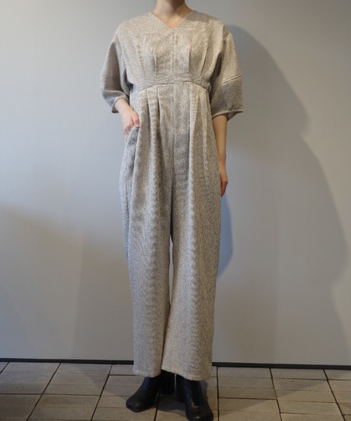 MANOF(マノフ)の「MANOF TWEED WIDE ALL IN ONE(サロペット/オーバーオール・レディース・その他・SMALL/MEDIUM)」の1枚目の写真