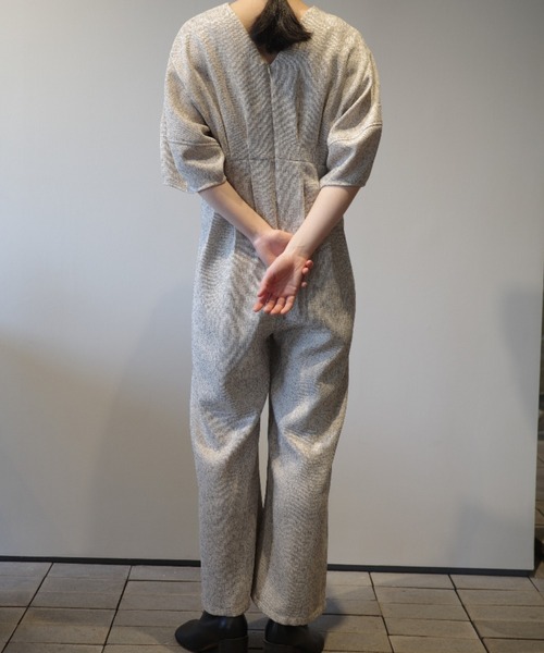MANOF(マノフ)の「MANOF TWEED WIDE ALL IN ONE(サロペット/オーバーオール・レディース・その他・SMALL/MEDIUM)」の2枚目の写真