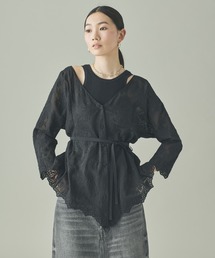 Curensology | Curensology(カレンソロジー)/レース2WAYギャザーブラウス(シャツ/ブラウス)