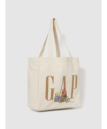 GAP（ギャップ）の「◆ガチャピン・ムック キャンバス GAPロゴ トートバッグ（トートバッグ）」
