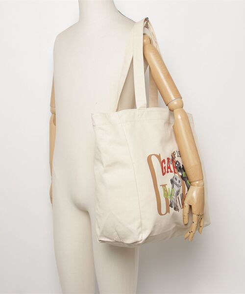 GAP（ギャップ）の「◆ガチャピン・ムック キャンバス GAPロゴ トートバッグ（トートバッグ・レディース・ホワイト系その他/オフホワイト・ONE SIZE）」の7枚目の写真