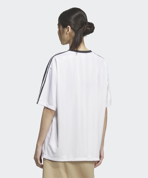 adidas（アディダス）の「SSLジャージ / アディダスオリジナルス adidas Originals（Tシャツ/カットソー・レディース・ピンク/ホワイト・SMALL/MEDIUM/LARGE/XX-LARGE/X-LARGE/X-SMALL）」の8枚目の写真