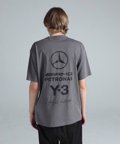 Y-3 MERCEDES - AMG PETRONAS FORMULA 1 TEAM LOGO STACK SHORT SLEEVE