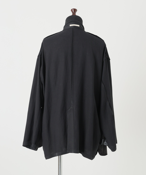 plage（プラージュ）の「fibril linen混 relax ジャケット（テーラードジャケット・レディース・ブラック/ベージュ・38/36）」の9枚目の写真