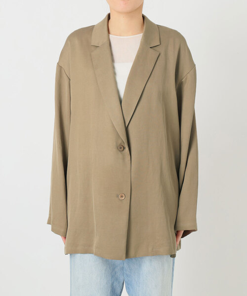plage（プラージュ）の「fibril linen混 relax ジャケット（テーラードジャケット・レディース・ブラック/ベージュ・38/36）」の11枚目の写真