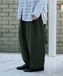 studio CLIP | 【SUNAOKUWAHARA】リネンコクーンタックパンツ(その他パンツ)