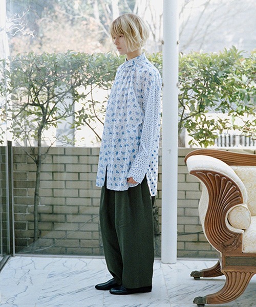 studio CLIP（スタディオクリップ）の「【SUNAOKUWAHARA】リネンコクーンタックパンツ（その他パンツ・レディース・ベージュ/カーキ/ブラック・FREE）」の11枚目の写真