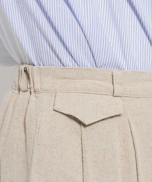 studio CLIP（スタディオクリップ）の「【SUNAOKUWAHARA】リネンコクーンタックパンツ（その他パンツ・レディース・ベージュ/カーキ/ブラック・FREE）」の15枚目の写真