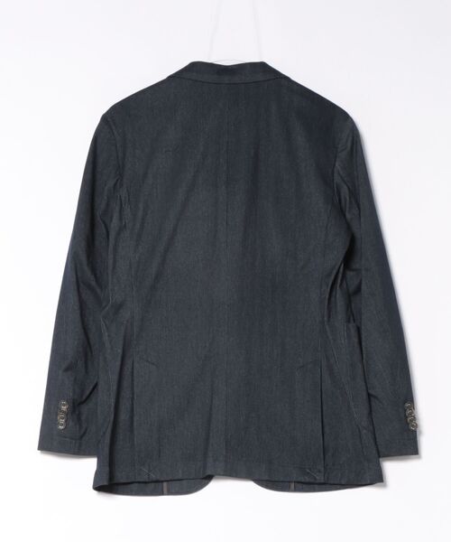 g-stage（ジーステージ）の「【RS】【g-stage】デニムライクジャージ ジャケット（テーラードジャケット・メンズ・チャコールグレー/ネイビー・44/46/48）」の3枚目の写真