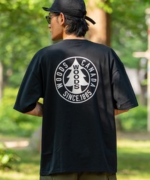 【WOODS】別注 プリント 半袖Tシャツ