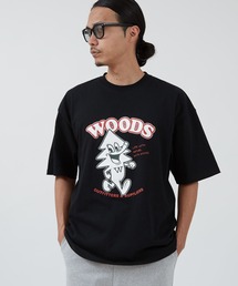 Woods（ウッズ）の「【WOODS】別注 プリント 半袖Tシャツ（Tシャツ/カットソー）」