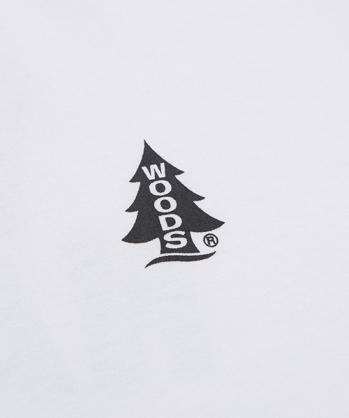 Woods(ウッズ)の「【WOODS】別注 プリント 半袖Tシャツ(Tシャツ/カットソー・メンズ・ライトグレー系1/ホワイト系/ブラック/ライトグレー/ホワイト/ブラック系1/カーキ系/ブラック系/ホワイト系1・X-LARGE/LARGE/MEDIUM/SMALL)」の14枚目の写真