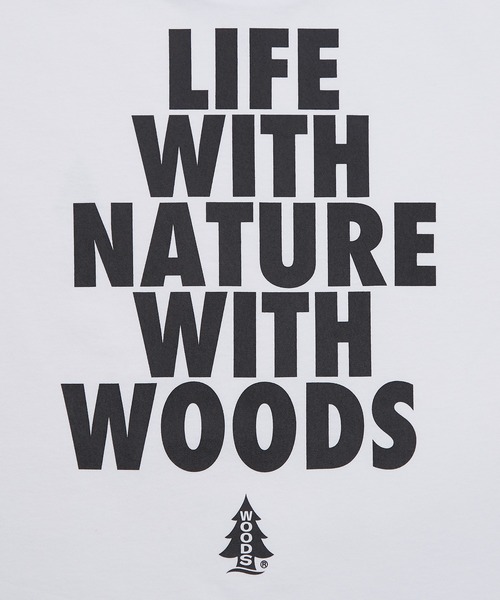 Woods(ウッズ)の「【WOODS】別注 プリント 半袖Tシャツ(Tシャツ/カットソー・メンズ・ライトグレー系1/ホワイト系/ブラック/ライトグレー/ホワイト/ブラック系1/カーキ系/ブラック系/ホワイト系1・X-LARGE/LARGE/MEDIUM/SMALL)」の15枚目の写真