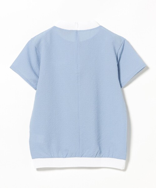 BEAMS GOLF(ビームスゴルフ)の「ORANGE LABEL / ドットエア(R) モックネック カットソー(吸水速乾)(スウェット・レディース・サックスブルー/その他/ネイビー・SMALL/MEDIUM/LARGE)」の21枚目の写真