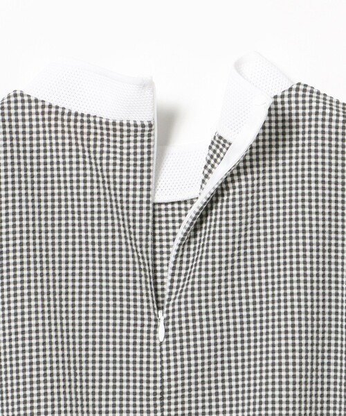BEAMS GOLF(ビームスゴルフ)の「ORANGE LABEL / ドットエア(R) モックネック カットソー(吸水速乾)(スウェット・レディース・サックスブルー/その他/ネイビー・SMALL/MEDIUM/LARGE)」の8枚目の写真