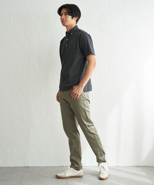 IKKA LOUNGE(イッカラウンジ)の「【MonoMax × 小泉孝太郎】アーバンDRY冷感スイスボタンダウンポロシャツ「小泉孝太郎さん着用モデル」(ポロシャツ・メンズ・ダークネイビー/ネイビー/チャコール/グリーン/ホワイト/ライトブルー・L/M/XL/S)」の18枚目の写真
