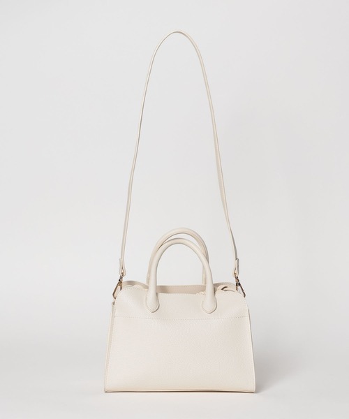 Andemiu（アンデミュウ）の「スクエアキンチャクバッグ656629（トートバッグ・レディース・ブラック/ブラウン/ホワイト・FREE）」の8枚目の写真