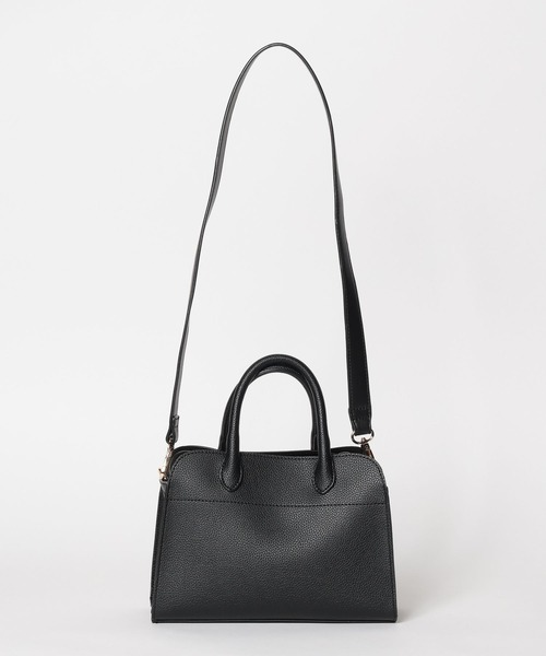 Andemiu（アンデミュウ）の「スクエアキンチャクバッグ656629（トートバッグ・レディース・ブラック/ブラウン/ホワイト・FREE）」の10枚目の写真