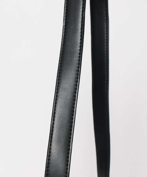 Andemiu（アンデミュウ）の「スクエアキンチャクバッグ656629（トートバッグ・レディース・ブラック/ブラウン/ホワイト・FREE）」の15枚目の写真