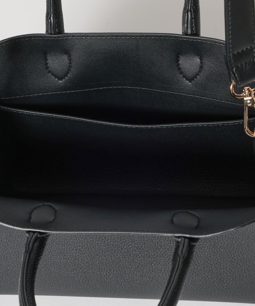 Andemiu（アンデミュウ）の「スクエアキンチャクバッグ656629（トートバッグ・レディース・ブラック/ブラウン/ホワイト・FREE）」の19枚目の写真