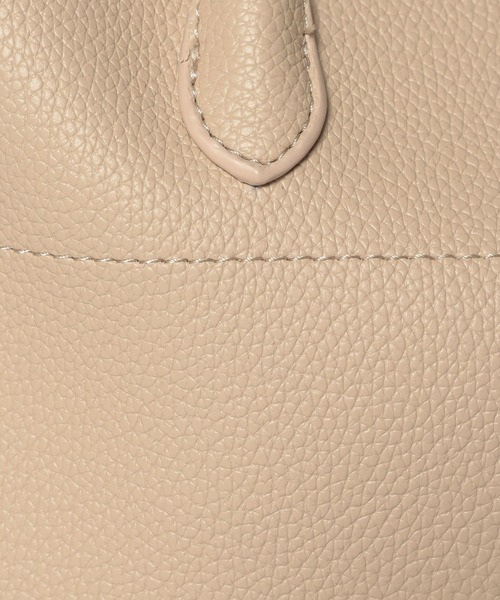 Andemiu（アンデミュウ）の「スクエアキンチャクバッグ656629（トートバッグ・レディース・ブラック/ブラウン/ホワイト・FREE）」の5枚目の写真