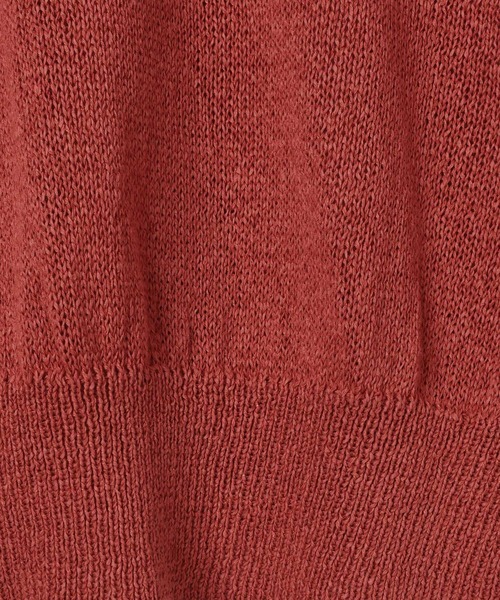 LEPSIM(レプシィム)の「7ゲージペーパーヤーンプルオーバーSS 639474(ニット/セーター・レディース・ベージュ/レッド/ブラック/アイボリー・FREE)」の13枚目の写真