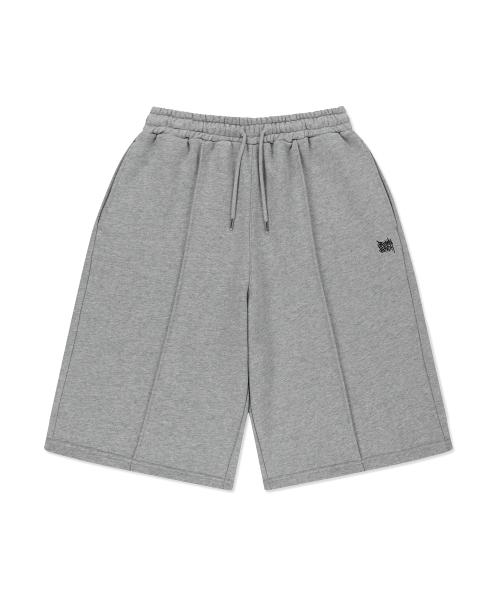BROWNBREATH(ブラウンブレス)の「TAG TUCK SWEAT SHORTS - MELANGE GREY(その他パンツ・レディース・その他・SMALL/MEDIUM/LARGE/X-LARGE)」の1枚目の写真