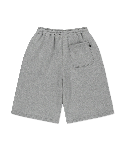 BROWNBREATH(ブラウンブレス)の「TAG TUCK SWEAT SHORTS - MELANGE GREY(その他パンツ・レディース・その他・SMALL/MEDIUM/LARGE/X-LARGE)」の2枚目の写真