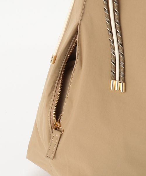 LE TALON（ルタロン）の「LE VELNIS/ルベルニ  パラコードワンハンドルトート（トートバッグ・レディース・ブラック/ベージュ・FREE）」の9枚目の写真